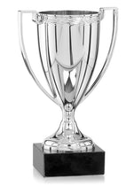 Load image into Gallery viewer, Silver Cup Podium Trophy
