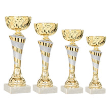 Load image into Gallery viewer, Gold Cup with Silver Swirl
