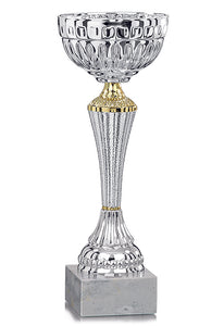 Silver Patterned Cup with Gold Detail