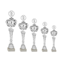 Load image into Gallery viewer, Silver Swirl Cup with Lid
