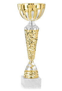Gold & Silver Rocky Pattern Cup