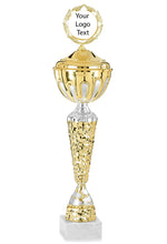 Load image into Gallery viewer, Gold &amp; Silver Rocky Pattern Cup with Lid
