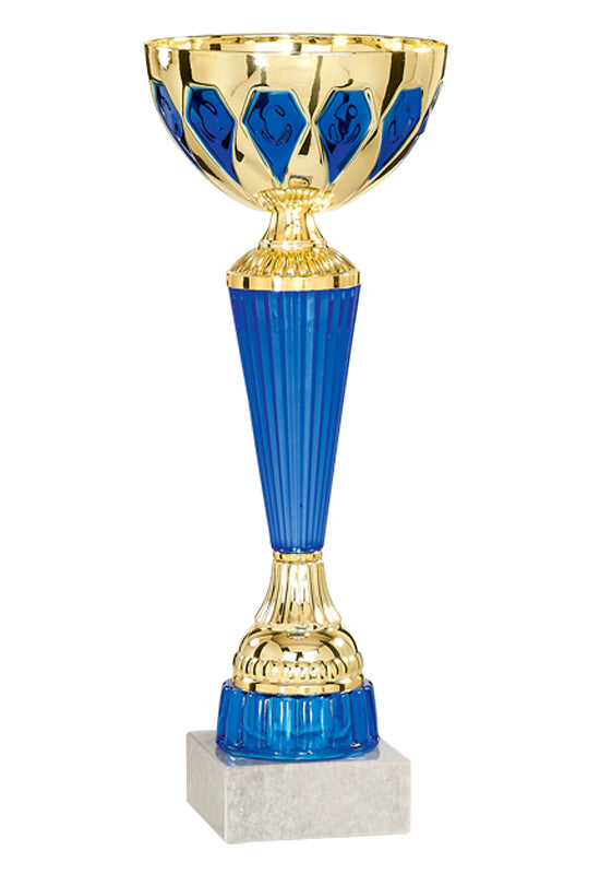 Gold & Blue Diamond Cup