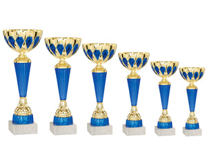 Gold & Blue Diamond Cup