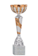Load image into Gallery viewer, Bronze &amp; Silver Swirl Patterned Cup
