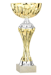 Gold Twist Star Cup with Silver Detail