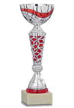 Load image into Gallery viewer, Silver &amp; Red Honeycomb Cup
