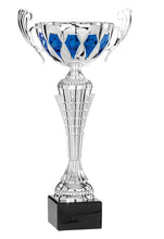 Load image into Gallery viewer, Silver &amp; Blue Diamond Cup
