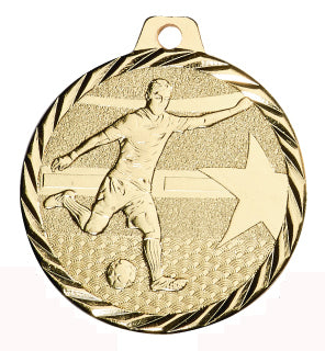 Medal - Gold Star Football Striker