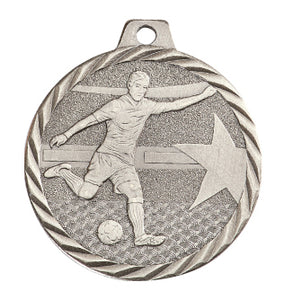 Medal - Silver Star Football Striker