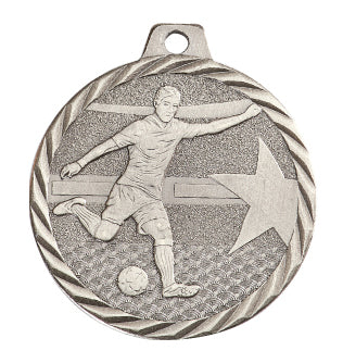 Medal - Silver Star Football Striker