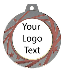 Medal - Bronze Star Pattern