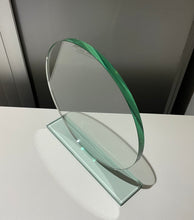 Load image into Gallery viewer, Glass Circle Awards Presentation Trophy 10mm thickness
