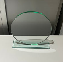 Load image into Gallery viewer, Glass Circle Awards Presentation Trophy 10mm thickness
