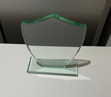 Load image into Gallery viewer, Glass Shield Awards Presentation Trophy 10mm thickness
