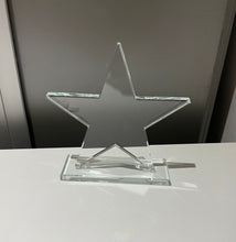 Load image into Gallery viewer, Glass Star Awards Presentation Trophy 10mm thickness
