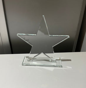 Glass Star Awards Presentation Trophy 10mm thickness